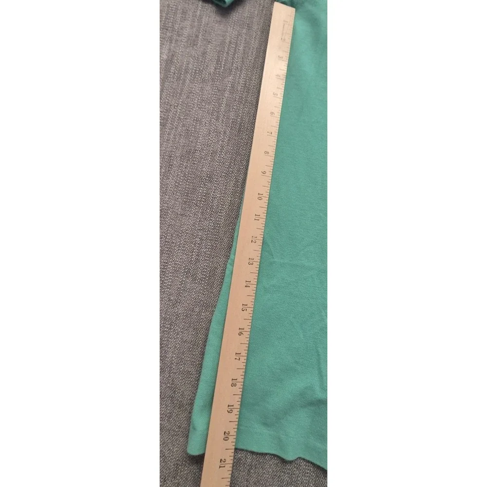 Polo Ralph Lauren mens green polo shirt XLT 100% Cotton purple pony logo Tall XL